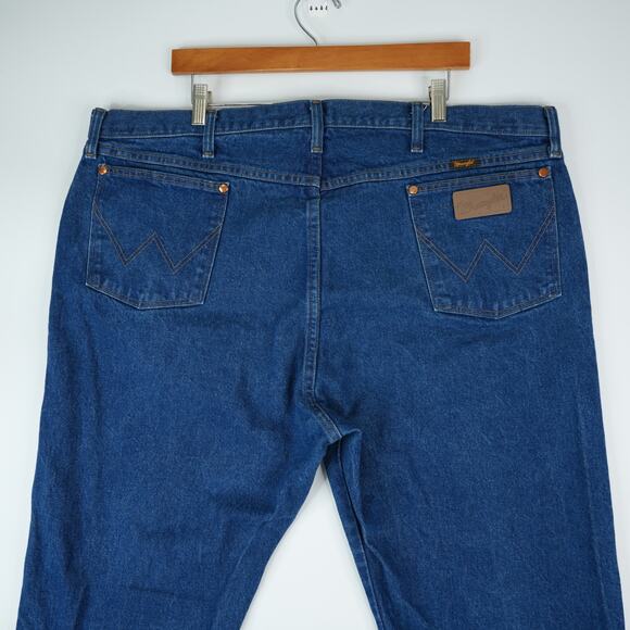 Wrangler Jeans Mens 44x32 Blue Cowboy Cut Western Rodeo Straight Leg 13MWZPW - Picture 4 of 9
